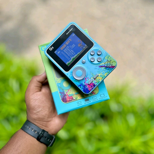 G5 Handheld Video Game Console – 500 in 1 Retro Games for Kids
