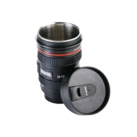 Camera Lens Shaped Coffee Mug Flask with Lid | A Creative and Functional Mug for Everyday Use!