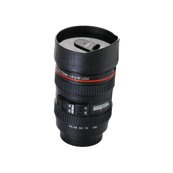Camera Lens Shaped Coffee Mug With Lid camera cup, 350ml
