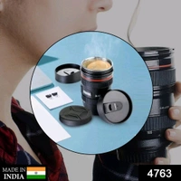 Camera Lens Shaped Coffee Mug With Lid camera cup, 350ml