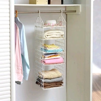 Multipurpose 5-Layer Folding Clothes Storage Rack | Effortless Organization for Students, Small Spaces & Smart Storage