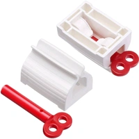 Rolling Tube Toothpaste Squeezer Toothpaste Seat Holder Stand Rotate Toothpaste Dispenser (Pack Of 2)