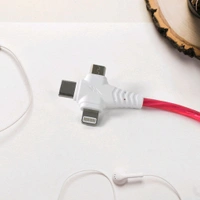 3 in 1 Charging Cable Light Up Fast Charger Multi Lighting Cable Charging Cable LED Flowing Light Up Charger Cable Durable TPE Charging Cord for Most Smart, Cell Phones (1 Pc)