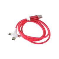 3 in 1 Charging Cable Light Up Fast Charger Multi Lighting Cable Charging Cable LED Flowing Light Up Charger Cable Durable TPE Charging Cord for Most Smart, Cell Phones (1 Pc)
