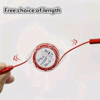 Retractable Charger Charging Cable, Micro USB Cable, 3 in 1, Multi Charging Cable, Compatible with Phone / Type C / Micro Android USB and Other Mobile Devices (1 Pc)