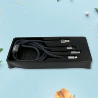 Multi USB Charging Cable 3 in 1, Multi Super Fast Charging Cable with USB-C, Micro USB Port, iPhone devices (1 Pc / 1200 MM)