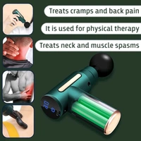 Cordless vibration full Body & Face Massage Machine For Pain Relief, 4 Specialized Heads & 6 adjustable speed vibrators ( facial gun)