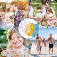 69 Holes Big Rechargeable Powerful Machine Bubble Gun Toys for Kids Adults, Bubble Makers, Big Rocket Boom Bubble Blower Best Gifts

