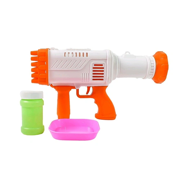36 Holes Big Rechargeable Powerful Machine Bubble Gun Toys for Kids Adults, Bubble Makers, Big Rocket Boom Bubble Blower Best Gifts (1 Set)
