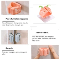 Anti-Slip Wall Mounted Single Mop/Broom Holder (Pack Of 6)