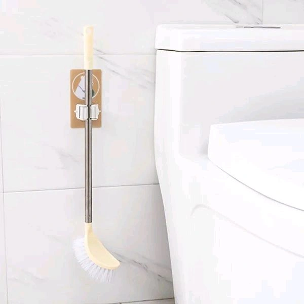 Self Adhesive Reusable Anti-Slip Wall Mounted Storage Rack Mop Holder 