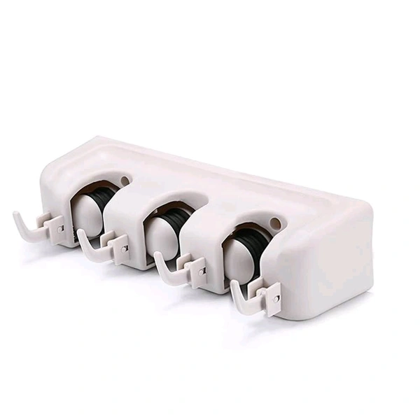  Multipurpose Wall Mounted Organizer Mop And Broom Holder - 3 Layer