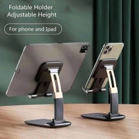 Foldable Portable Desktop Adjustable Cell Phone/Mobile Stand/Holder/Mounts for Desk, Desktop Tablet Stand Compatible with Smartphones/iPad Mini/Game/Kindle/Tablet (4-10")
