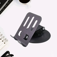 Metal Mobile Stand 360° Rotatable Mobile Stand Multiple Height & Angle Adjustments, Stable Metallic Round Base Weight of Any Phone (1 Pc)