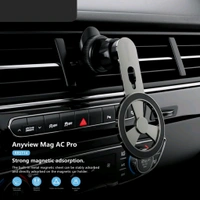 360° Rotatable & Foldable Air Vent Magnetic Phone Holder for Black view Car Mount for Ventilation Grid Multi-Angle Adjustable car holder (1 Pc)