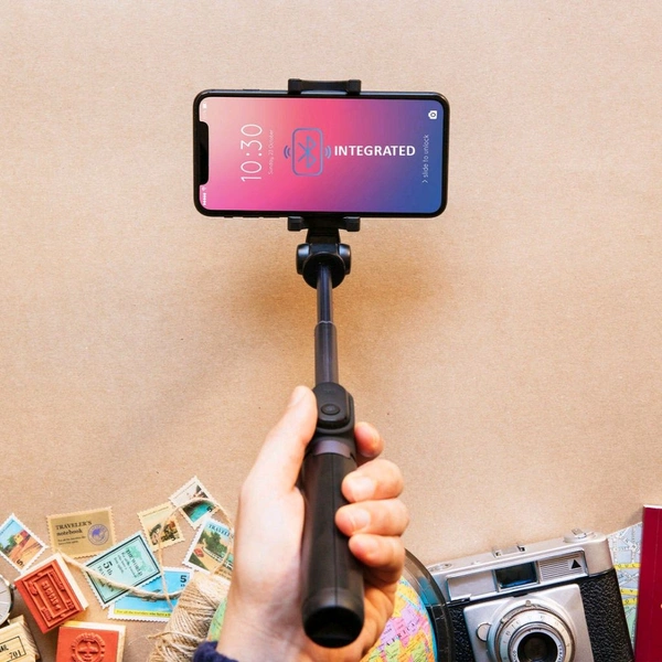 Bluetooth Selfie Stick, Portable Phone Tripod Stand for Mobile gimbals