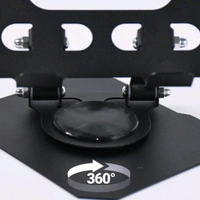 Aluminium Alloy 360°Rotating Bracket, Adjustable Phone Stand, Portable Foldable Ergonomic phone & tablet stand Support (1 Pc)