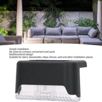 4-Piece Solar Waterproof Garden, Stair & Railing Lights – Energy-Efficient Outdoor LED Lights for Pathways, Staircases & Decks