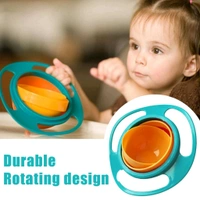 Spill-Proof 360° Rotating Baby Bowl – The Perfect Feeding Solution for Toddlers, Mess-Free & Fun Mealtime for Kids!