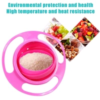 Spill-Proof 360° Rotating Baby Bowl – The Perfect Feeding Solution for Toddlers, Mess-Free & Fun Mealtime for Kids!
