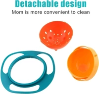 Portable Non-Spill 360° Gyro Bowl – The Ultimate Toddler Feeding Solution! Perfect for Active Toddlers!