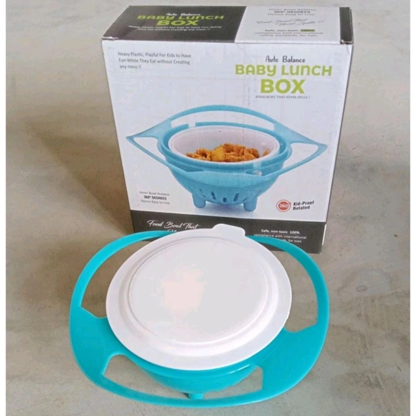 Portable Non-Spill 360° Gyro Bowl – The Ultimate Toddler Feeding Solution! Perfect for Active Toddlers!