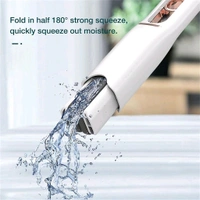 Modern Portable Self-Squeeze Mini Mop for Floor Cleaning 180° Squeeze Mop, Wet & Dry Use Cleaning for Small Spaces Kitchen, Bathroom, car Window Wall, Table Mini Cleaner.