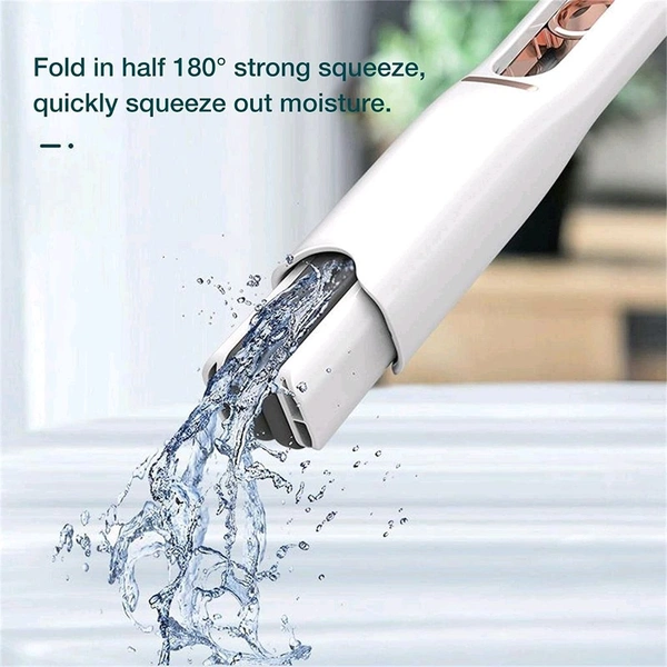 Modern Portable Self-Squeeze Mini Mop for Floor Cleaning 180° Squeeze Mop, Wet & Dry Use Cleaning for Small Spaces Kitchen, Bathroom, car Window Wall, Table Mini Cleaner.