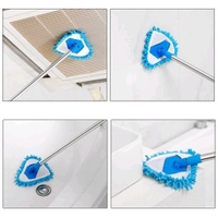 Stainless Steel Adjustable 360° Triangle Mop – The Ultimate Cleaning Companion! Effortless Cleaning for Every Surface