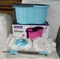 Quick Spin Mop Plastic spin, Bucket Floor Cleaning, Easy Wheels & Big Bucket, Floor Cleaning Mop with Bucket
