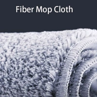 Rotatable 360° Flat Mop and Bucket System for Floor Cleaning with 1 Washable Microfiber Mop Pad