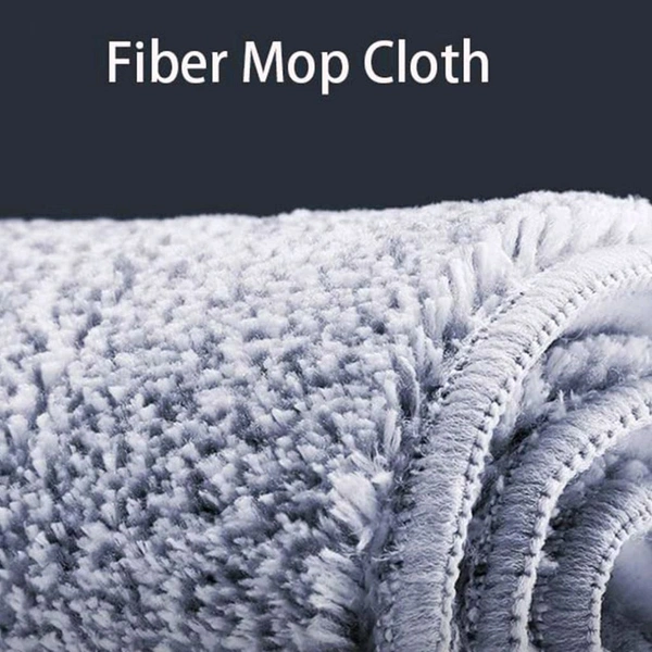 Rotatable 360° Flat Mop and Bucket System for Floor Cleaning with 1 Washable Microfiber Mop Pad