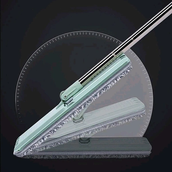Rotatable 360° Flat Mop and Bucket System for Floor Cleaning with 1 Washable Microfiber Mop Pad