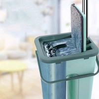 2-in-1 Flat Mop & Bucket Set – The Ultimate Hands-Free Cleaning Solution!
