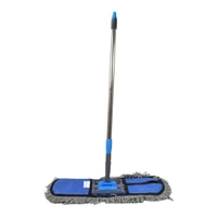 Wet and Dry Cotton Pad Floor Mop with Long Aluminium Handle, Wet and Dry Floor Mop (1 Pc / Large)