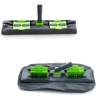 Multipurpose Wet & Dry Microfiber Flat Mop with 360° Rotating Head and Telescopic Steel Handle