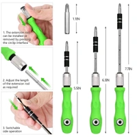 Mini Screwdriver Bits Set 32 in 1 with Magnetic Flexible Extension Rod