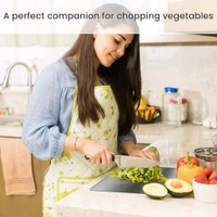 Stainless Steel Cutting Boards for Kitchen, Chopping board small cutting board Baking Board Kitchen Board with Scale (31×20 Cm / 1 Pc)
