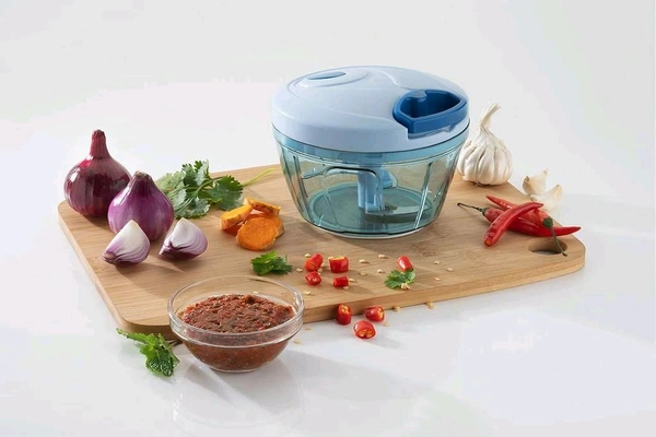 Manual Food Chopper, Compact & Powerful Hand Held Vegetable Chopper/Blender