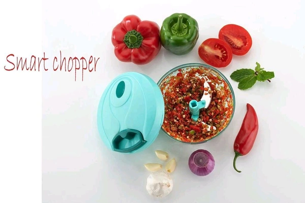 Manual Food Chopper, Compact & Powerful Hand Held Vegetable Chopper/Blender