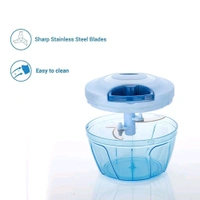 Manual Food Chopper, Compact & Powerful Hand Held Vegetable Chopper/Blender
