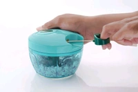 Manual Food Chopper, Compact & Powerful Hand Held Vegetable Chopper/Blender