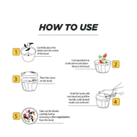 Manual Food Chopper For Vegetable Fruits Nuts Onions Chopper Blender Mixer Food processor (dori chopper)