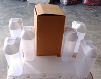 Plastic Easy Flow Storage Jar with Lid (750ml, Set of 6)