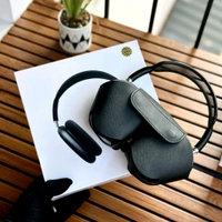 Headphones MAX 2 – Premium Wireless Bluetooth Headphones with Deep Bass, Active Noise Cancellation, and Carry Case - Black, 1 Month Cybzone Warranty