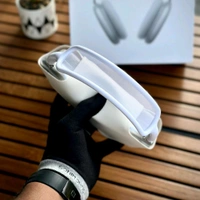 Headphones MAX 2 – Premium Wireless Bluetooth Headphones with Deep Bass, Active Noise Cancellation, and Carry Case - White, 1 Month Cybzone Warranty