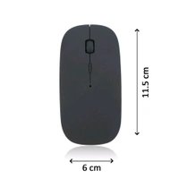 Slim Cordless Computer Mouse with Nano USB Receiver, 3 Adjustable DPI Portable Optical Wireless Computer Mice
