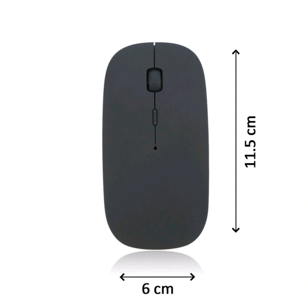 Slim Cordless Computer Mouse with Nano USB Receiver, 3 Adjustable DPI Portable Optical Wireless Computer Mice
