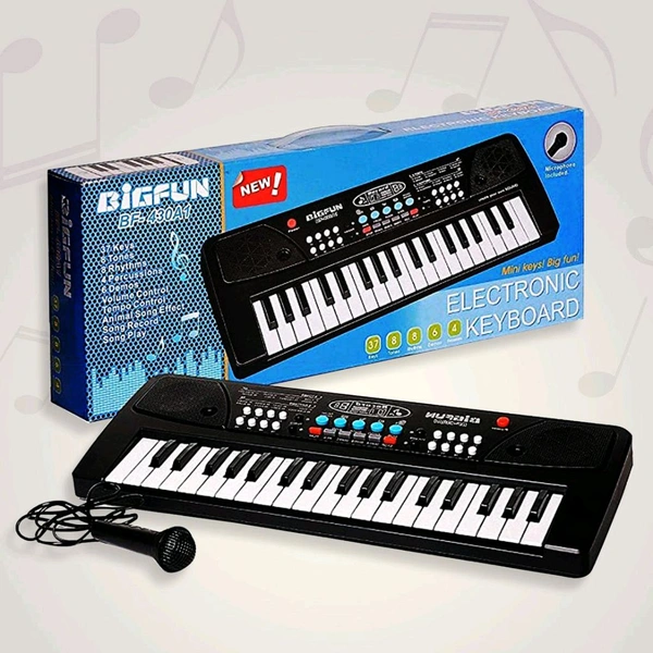 Piano Musical Keyboard With Mic 37 Music Key Keyboard For Kids Toy 