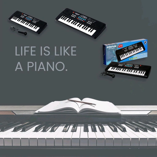 Piano Musical Keyboard With Mic 37 Music Key Keyboard For Kids Toy 